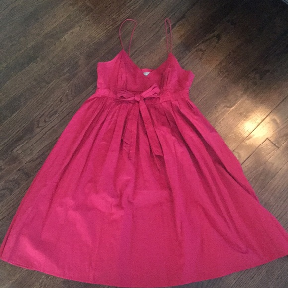 Kenar Red Spaghetti Strap Dress - Picture 4 of 4